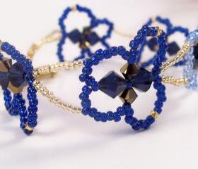 Butterfly Bracelet Pattern, Beading Tutorial in PDF