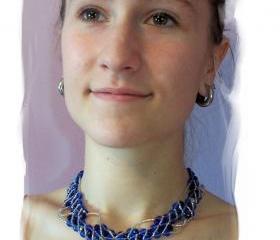 Glam Necklace Pattern, Beading Tutorial in PDF