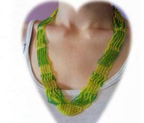 Twist Necklace, Beading Tutorial in PDF