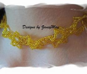 Summer Sun Necklace Pattern, Beading Tutorial in PDF