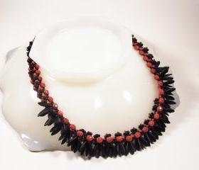 African Mystery Necklace, Beading Tutorial in PDF