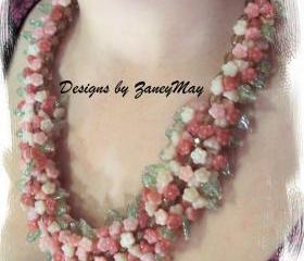 Hawaiian Lei Necklace, Beading Tutorial in PDF