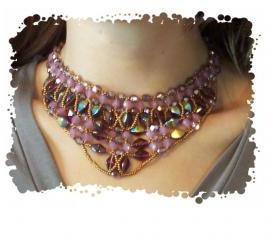 Double Cone Necklace, Beading Tutorial in PDF
