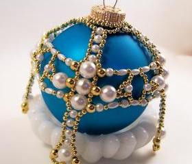 Holy Cross Ornament Cover, Beading Tutorial in PDF