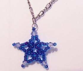 Five Point Star Pattern, Beading Tutorial in PDF