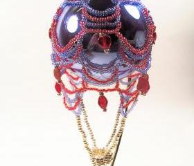 Hot Air Balloon Ornament No.2, Beading Tutorial in PDF