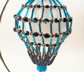 Hot Air Balloon Ornament No.1, Beading Tutorial in PDF