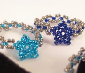 Star Ring Pattern, Beading Tutorial in PDF