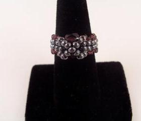 Moon River Ring Pattern, Beading Tutorial in PDF