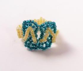Flip Flop Ring Patterns, Beading Tutorial in PDF