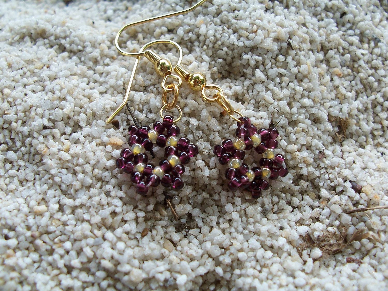 Snowflake Earring Patterns, Beading Tutorial In PDF on Luulla